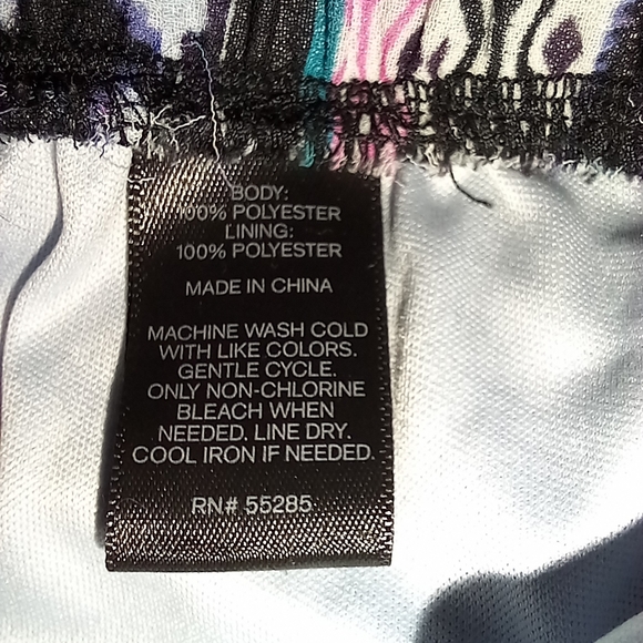 Mini skirt with sheer maxi overlay - Picture 8 of 9